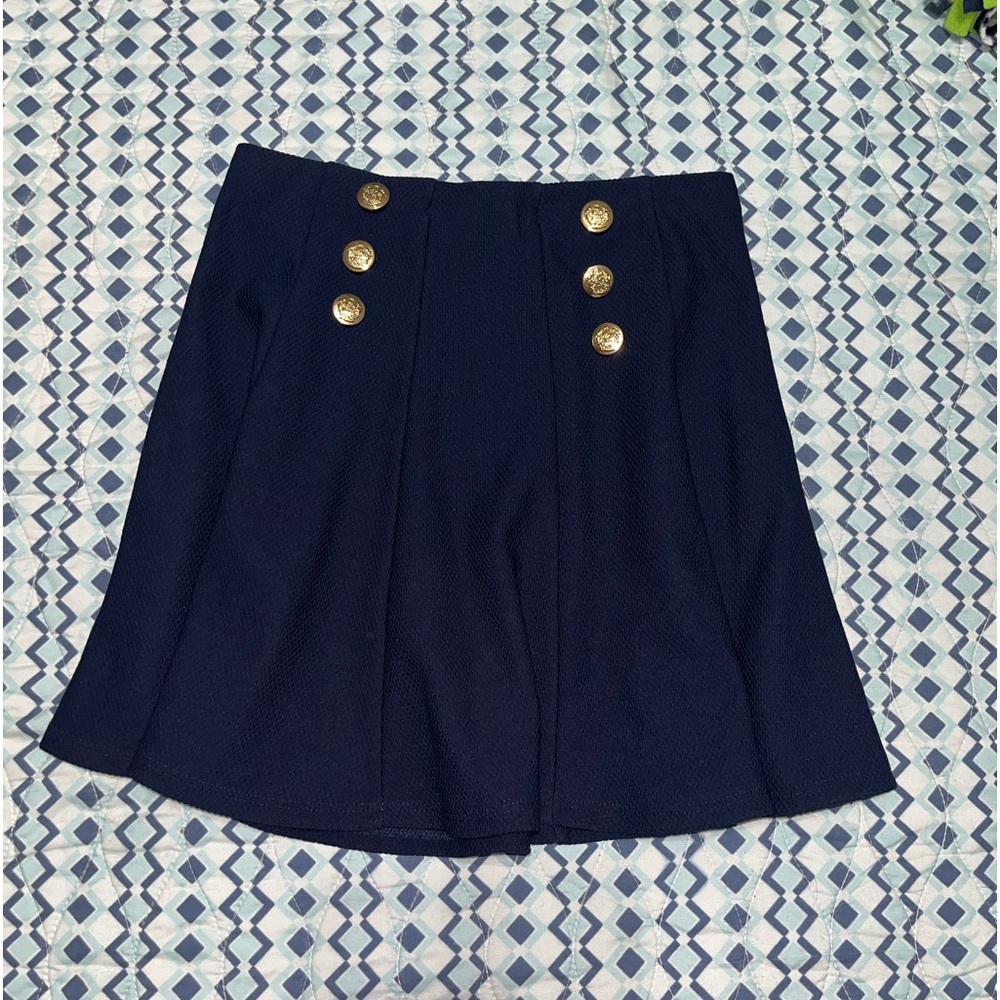 Womens Navy Skirt
